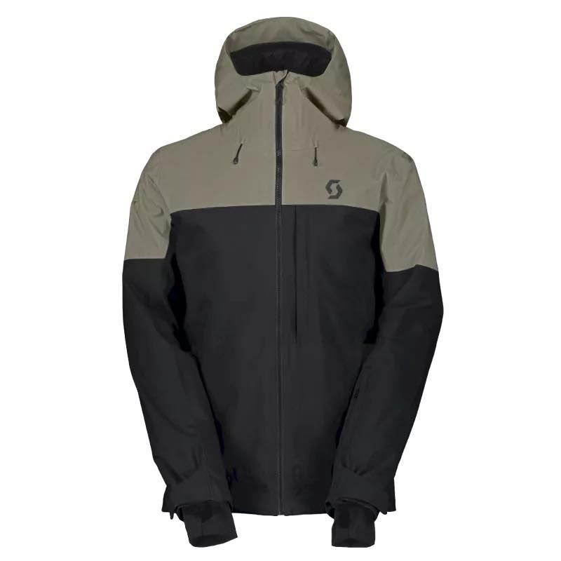Grey and black skit coat