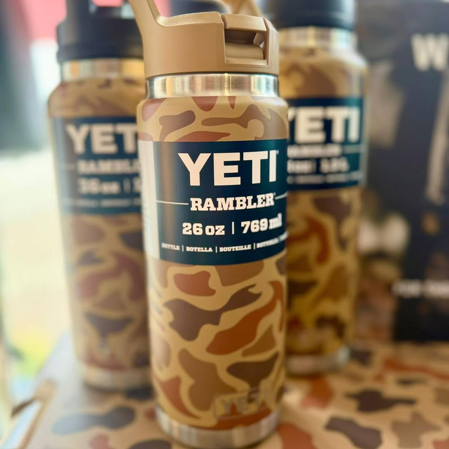 Yeti camo flasks