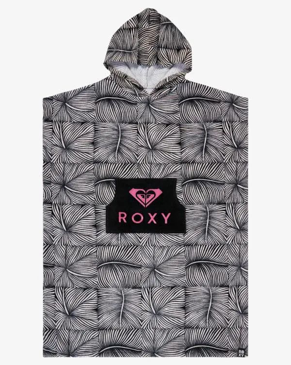 Flower pattern Roxy sleeveless hoodie