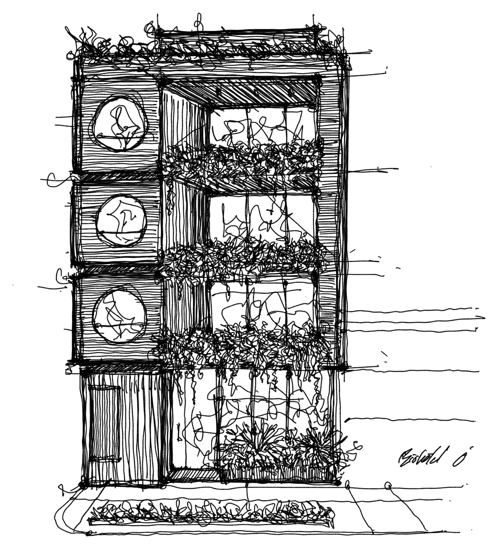 Sketch de Ó Biohotel