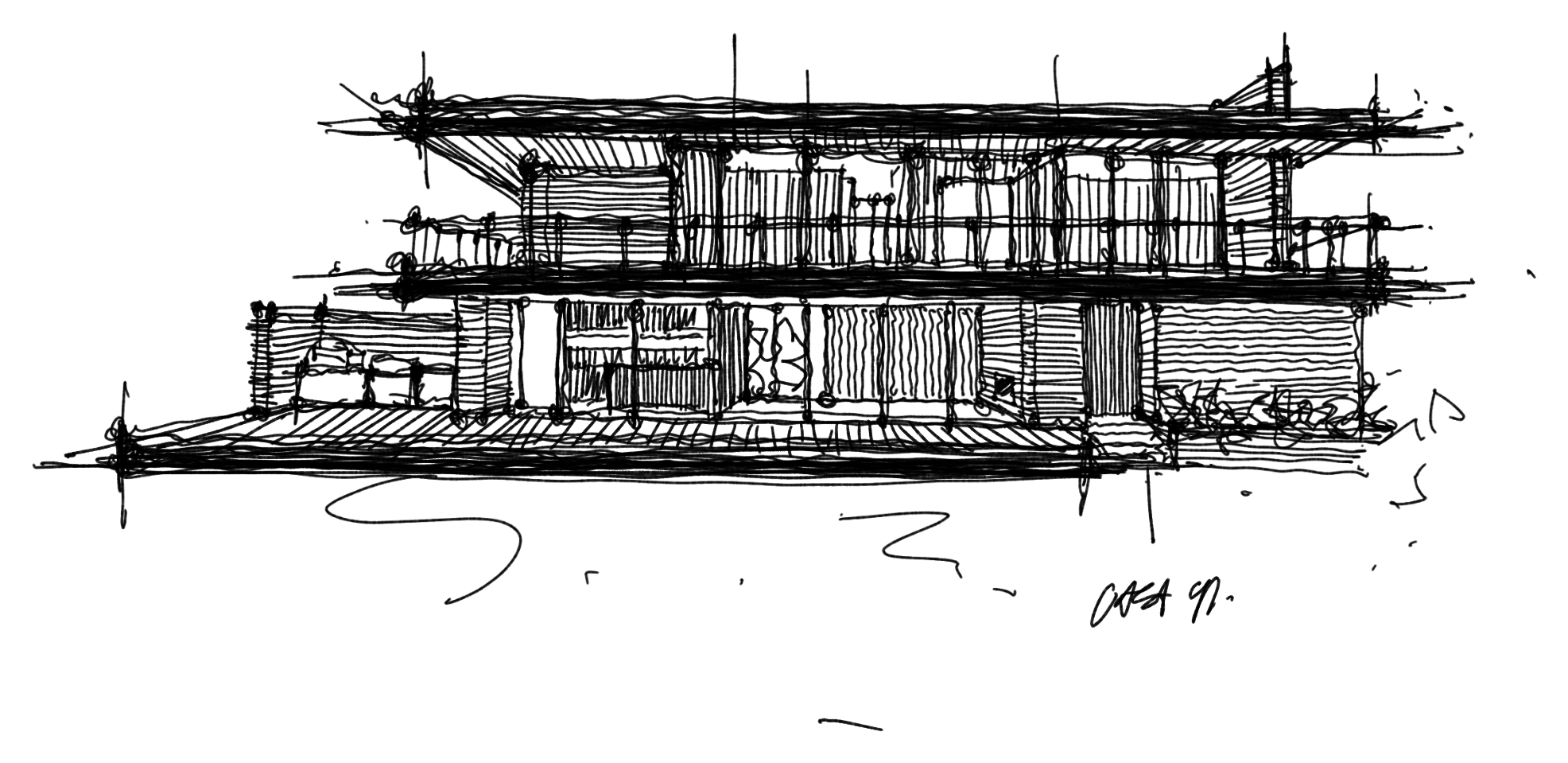 Sketch de Casa 91 Sopó