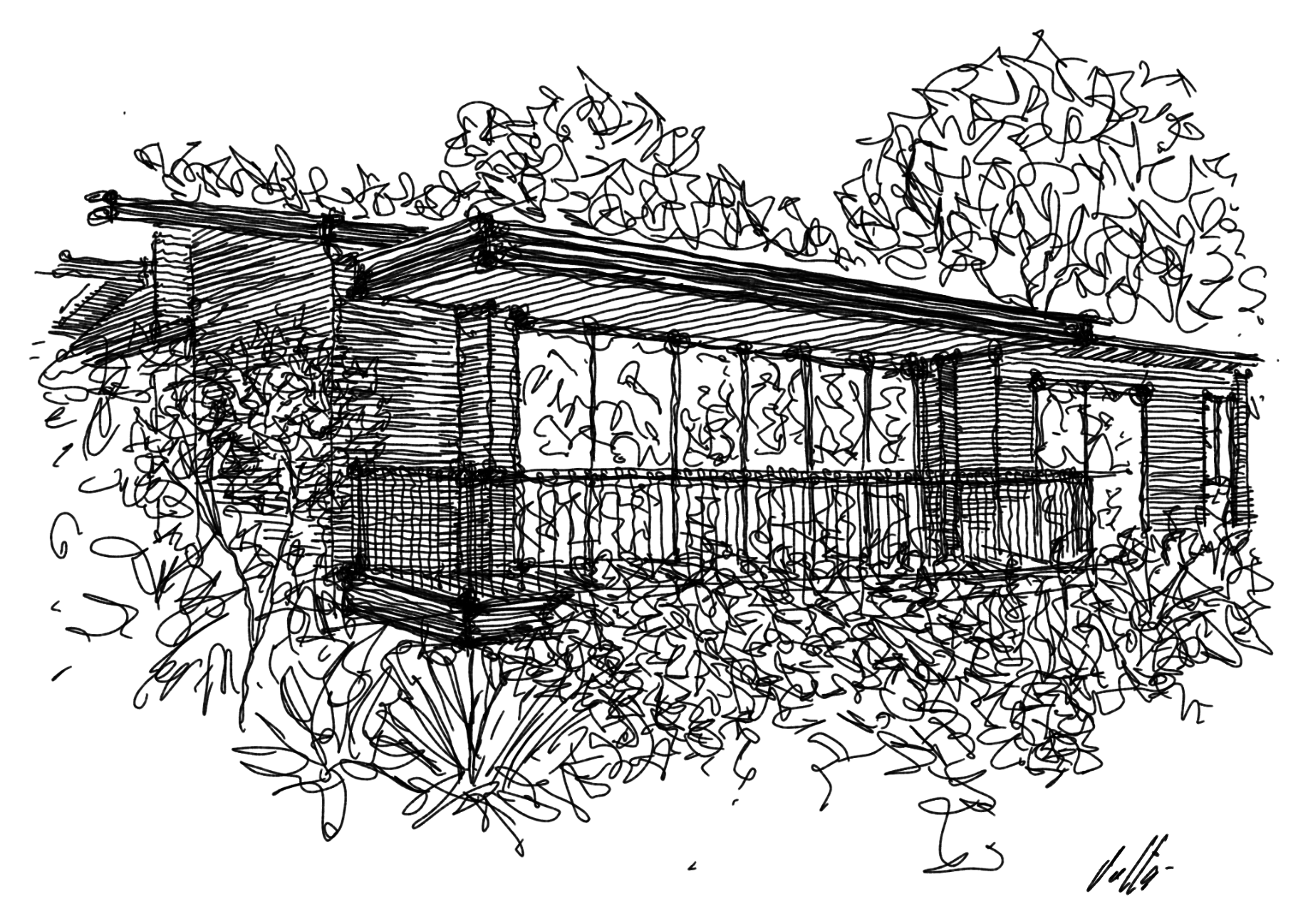 Sketch de Casa A&V Volta