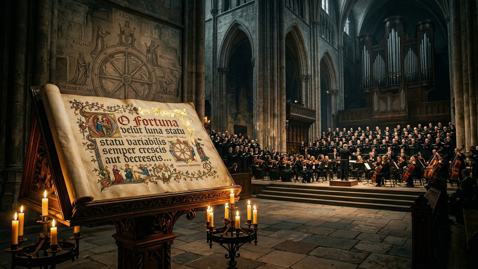 Carl Orff en de middeleeuwse teksten: wat zingt het koor eigenlijk?
