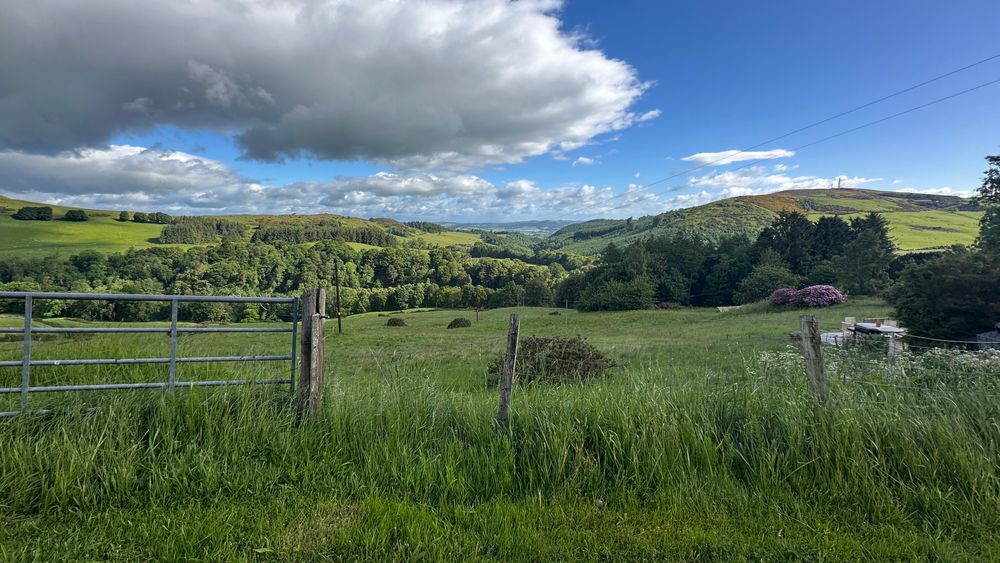 A view over pretty countryside