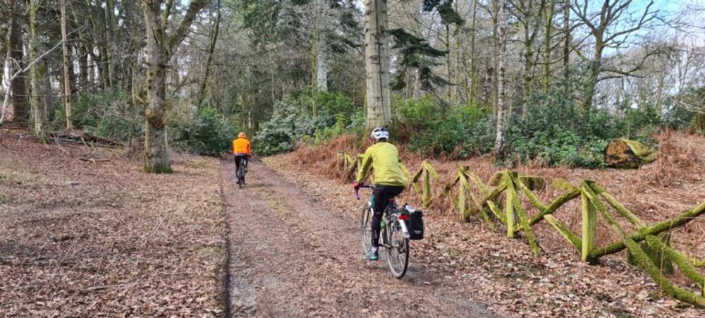 The muddy track – avoidable if you stay on the main castle drive