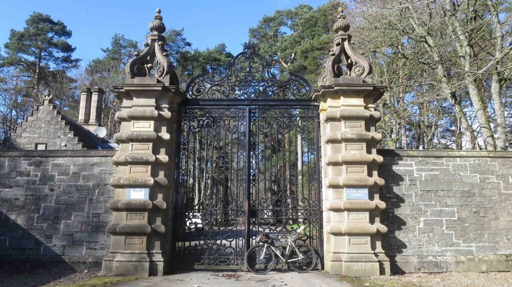 The gates of Blair Castle