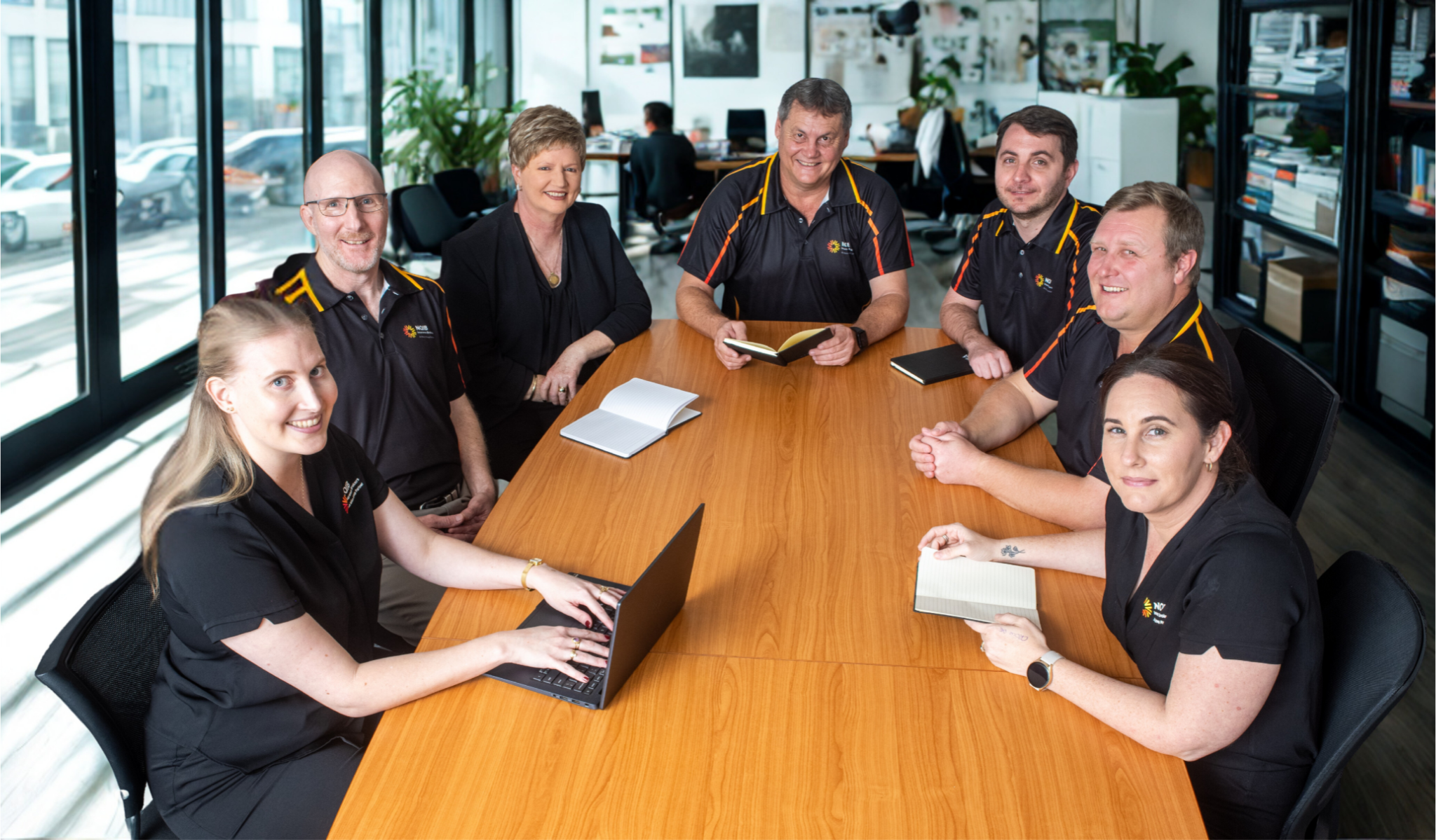 NQIB team having a meeting 