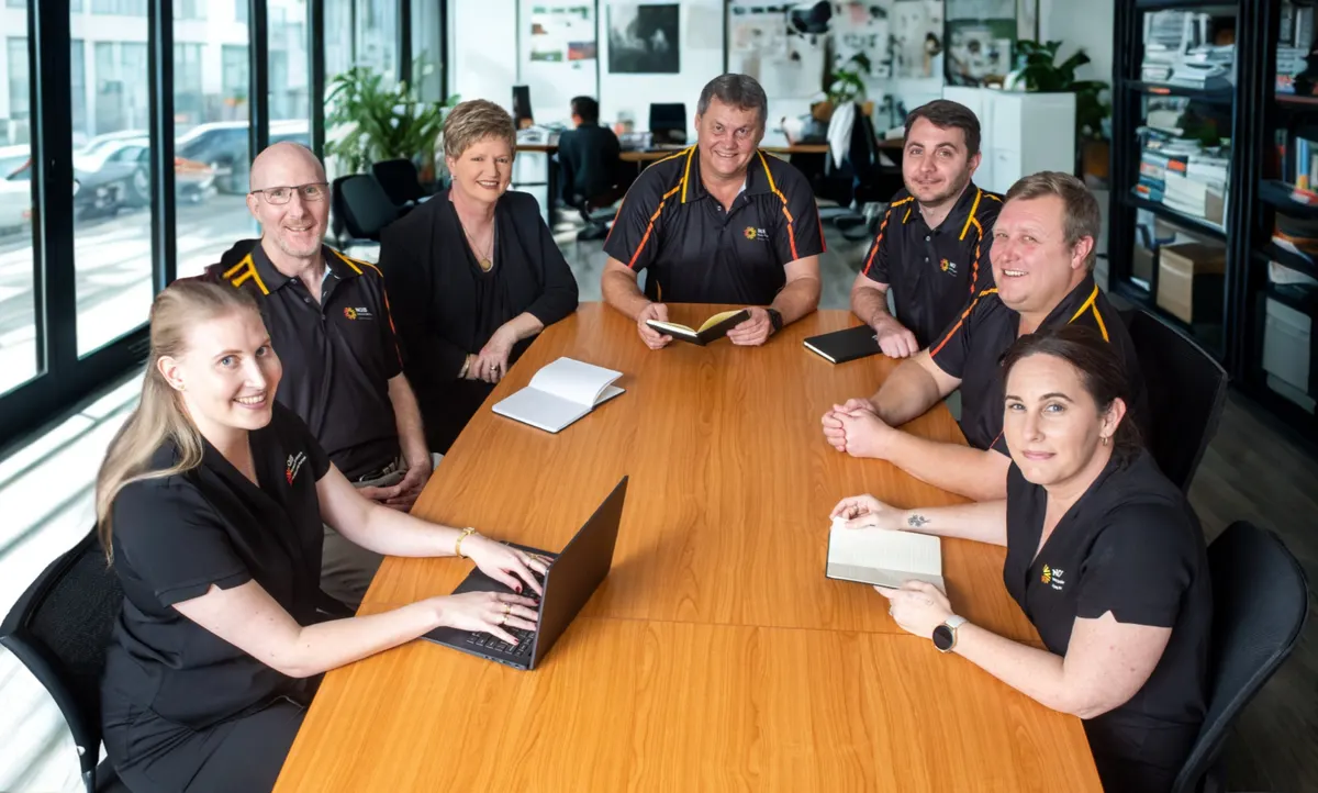 NQIB team having a meeting