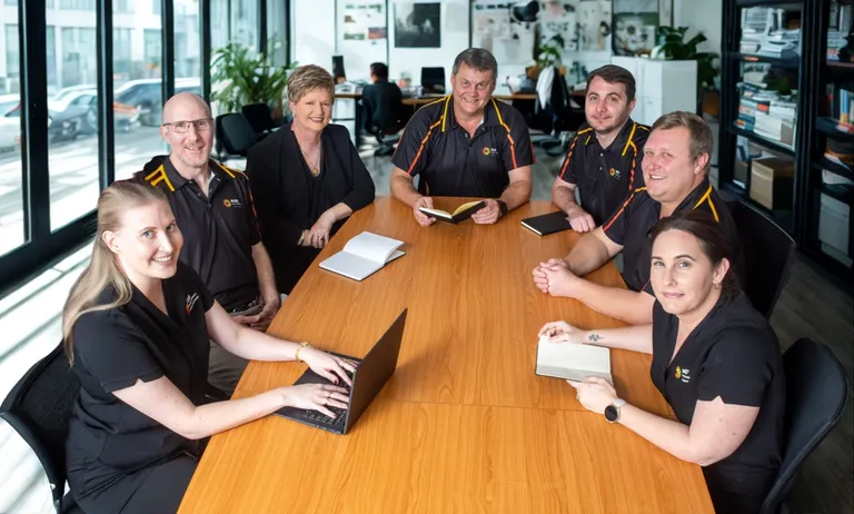 NQIB team having a meeting