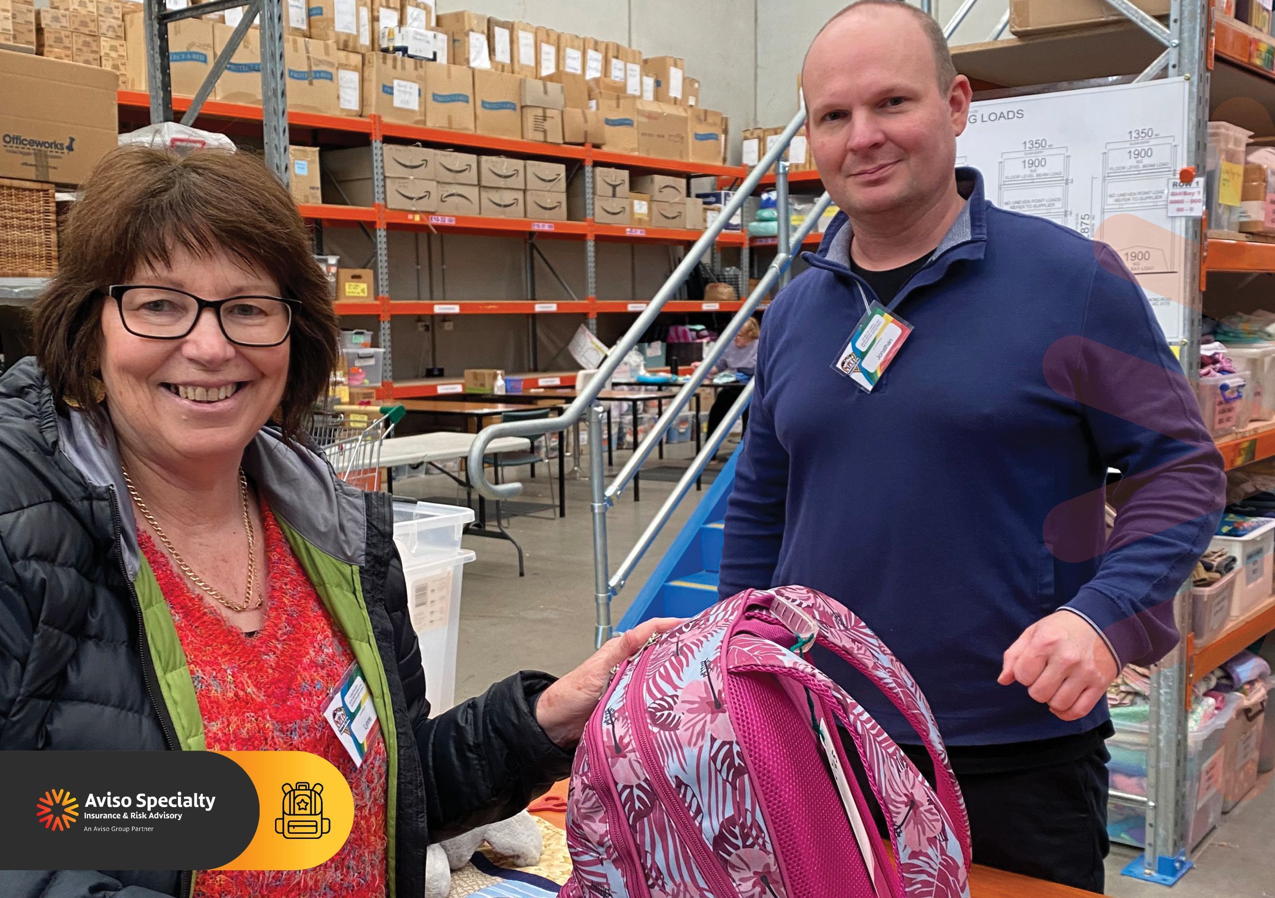 Aviso Specialty Glen Waverley team members: Lynn Ritchens and Jonathan Fitzgerald