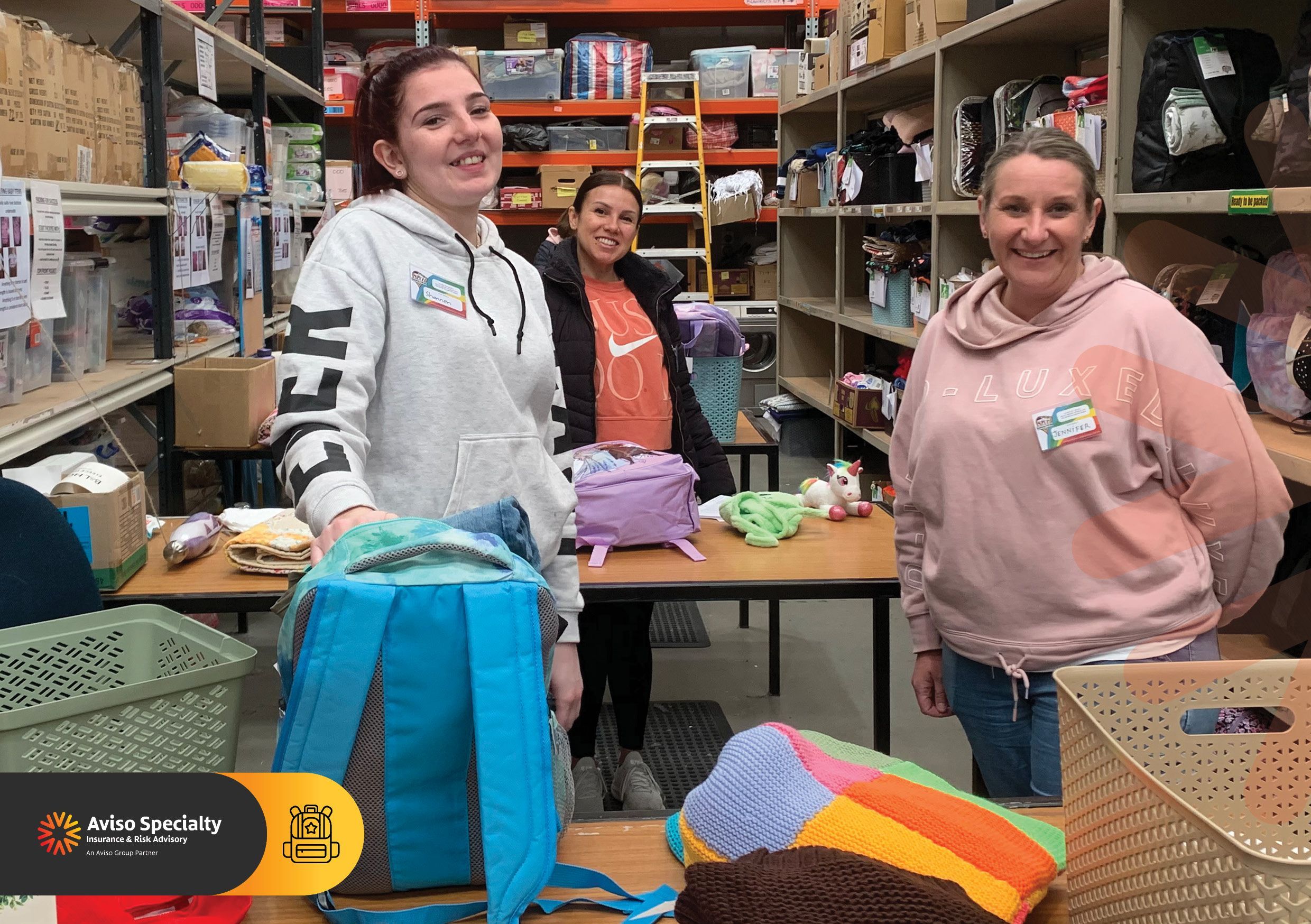 Aviso Speciality Glen Waverley team members: Shannen Giles, Charlene Asaris and Jenny Bonnefin