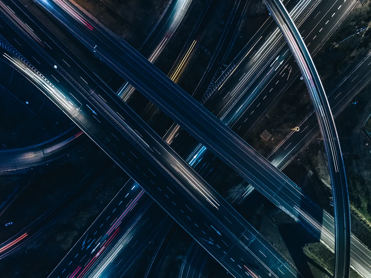 Highways intersecting