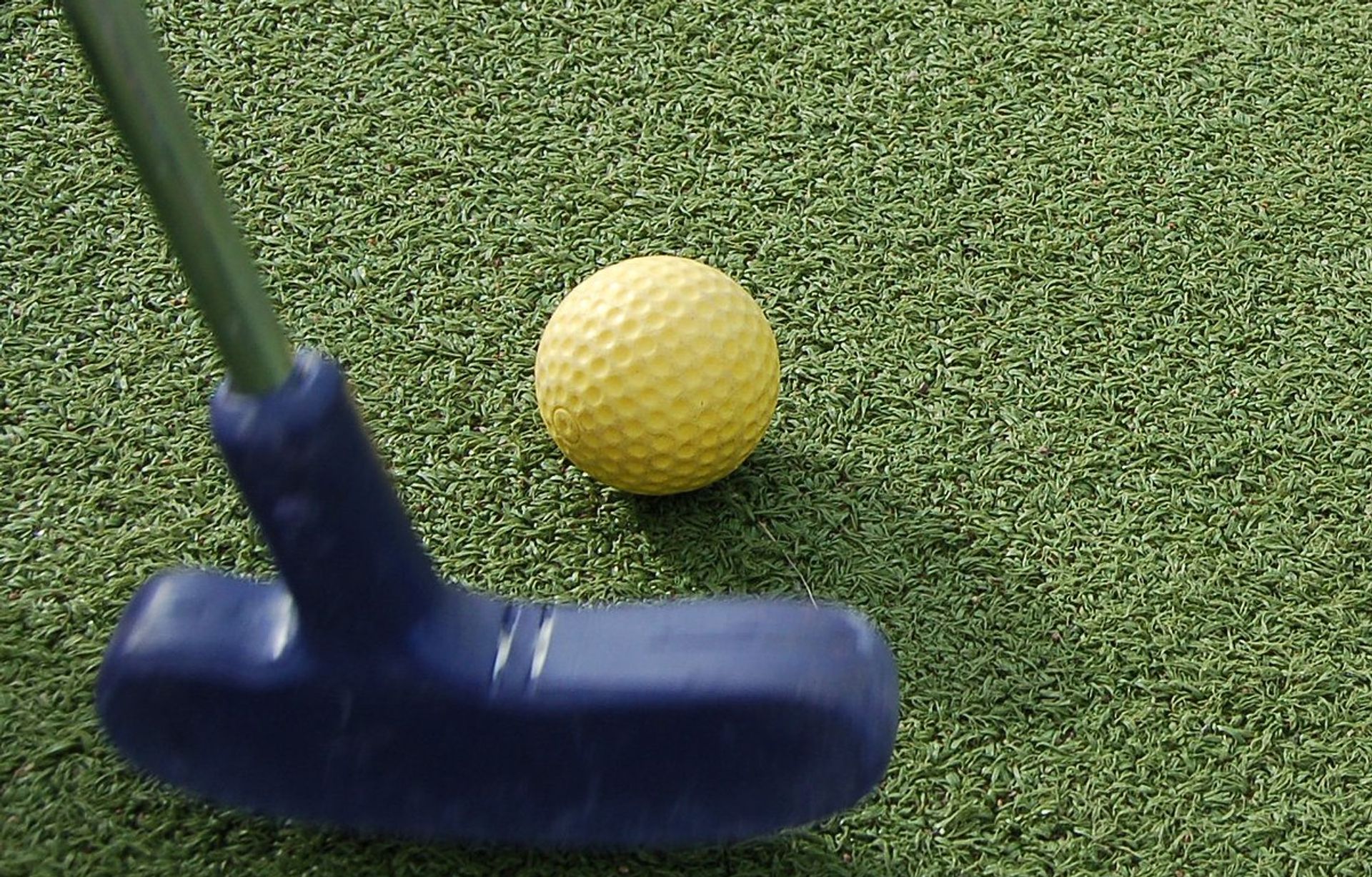 Image of mini golf green.