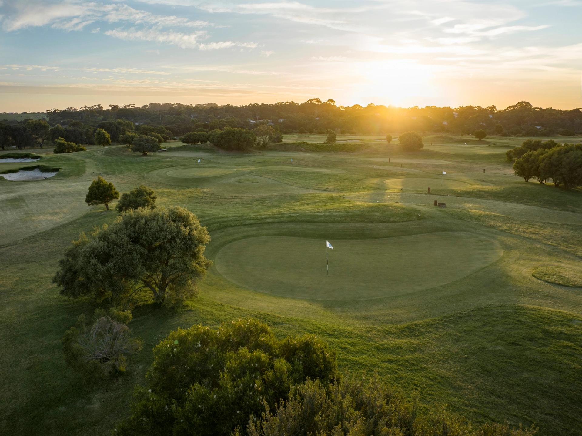 Image of Pitch and Putt Course, taken by drone.