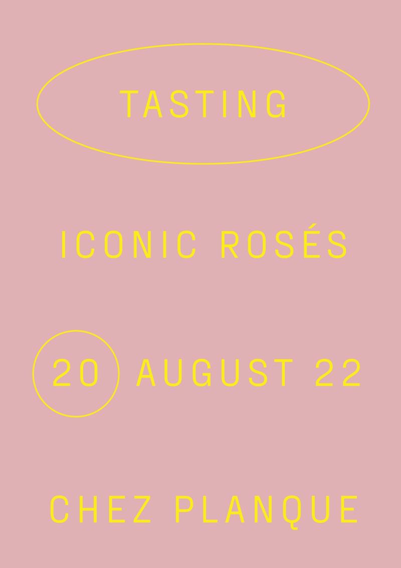 Wine Tasting: Iconic Rosés