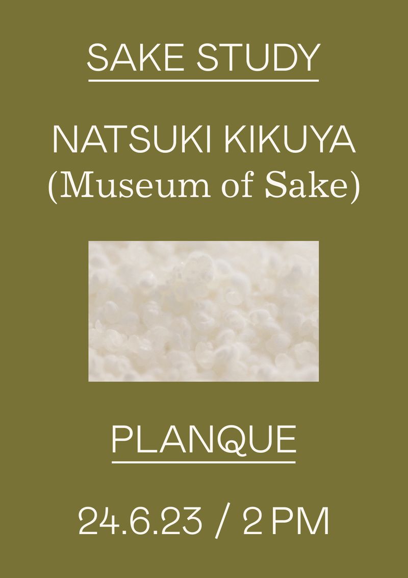 Sake Study with Natsuki Kikuya