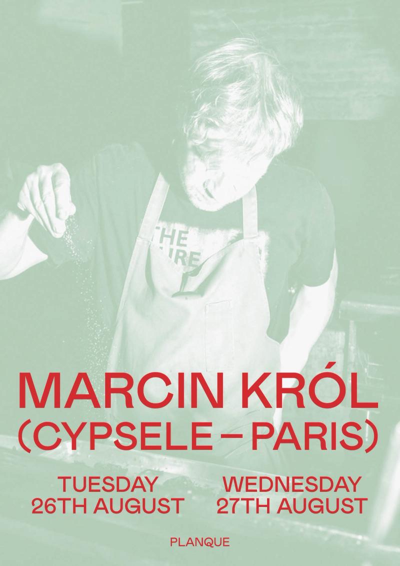 Marcin Król cooks at Planque