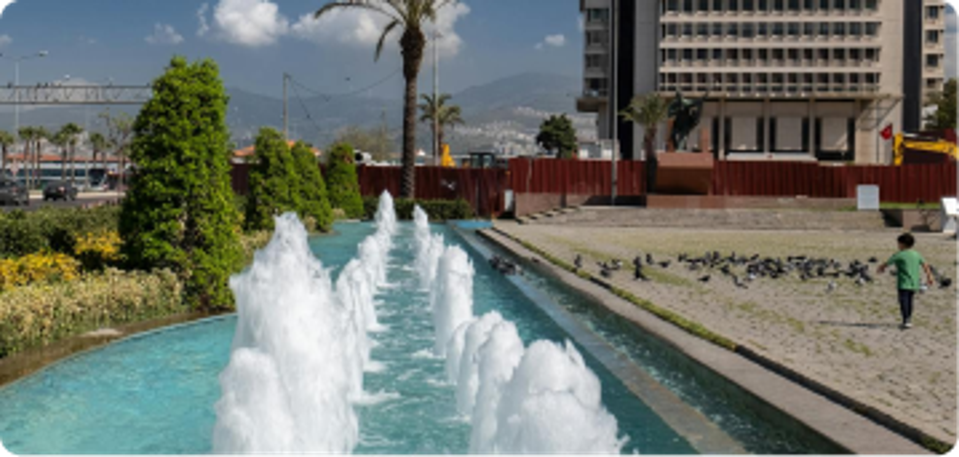 public fountain water 