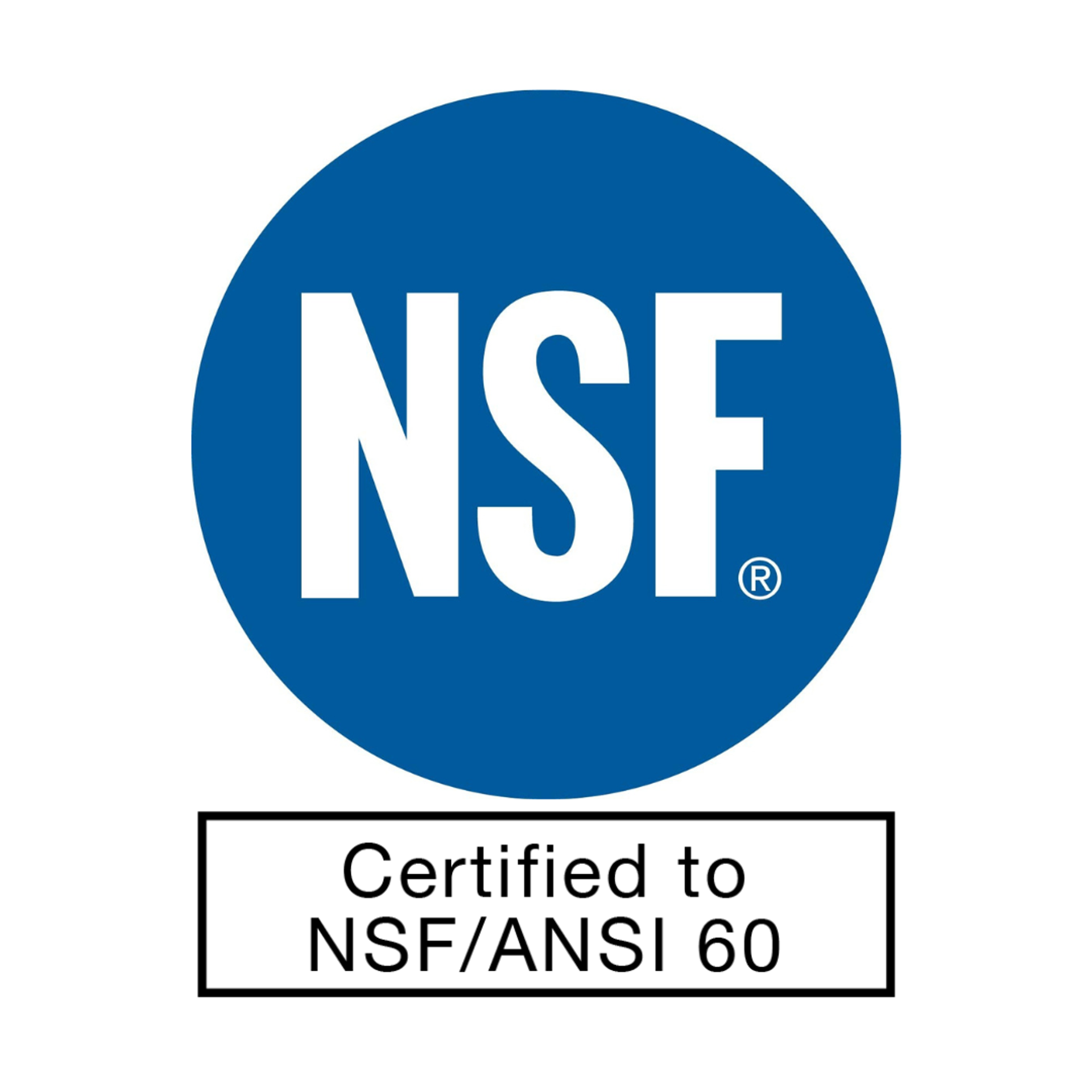 Nanostone Certified to NSF/ANSI 60