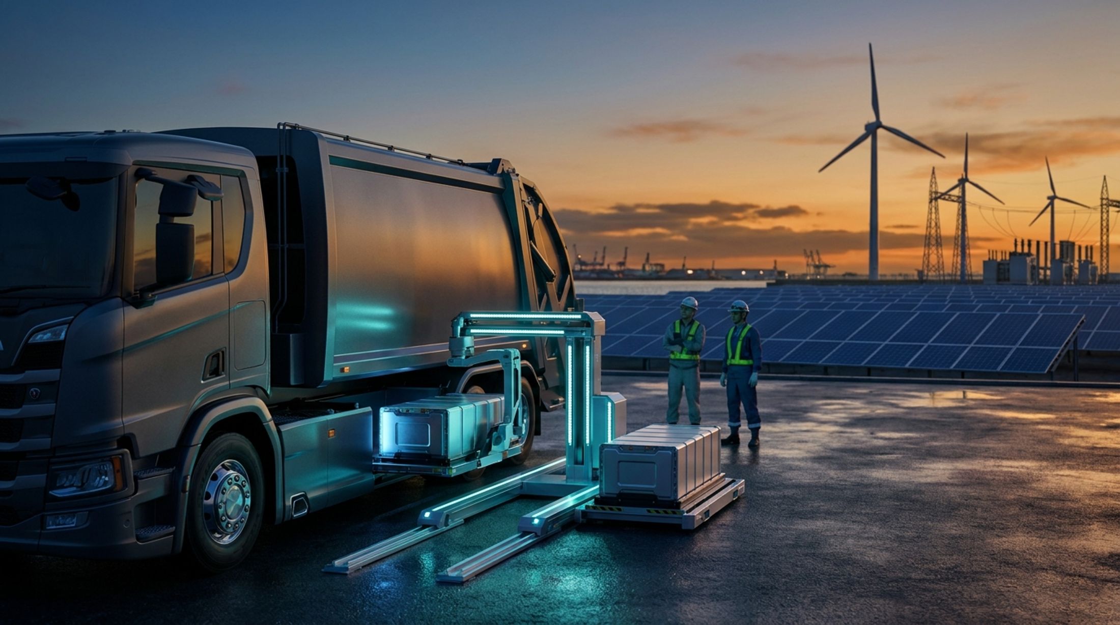Isuzu Advances Commercial EV Operations with Three-Minute Battery Swapping in Yokohama