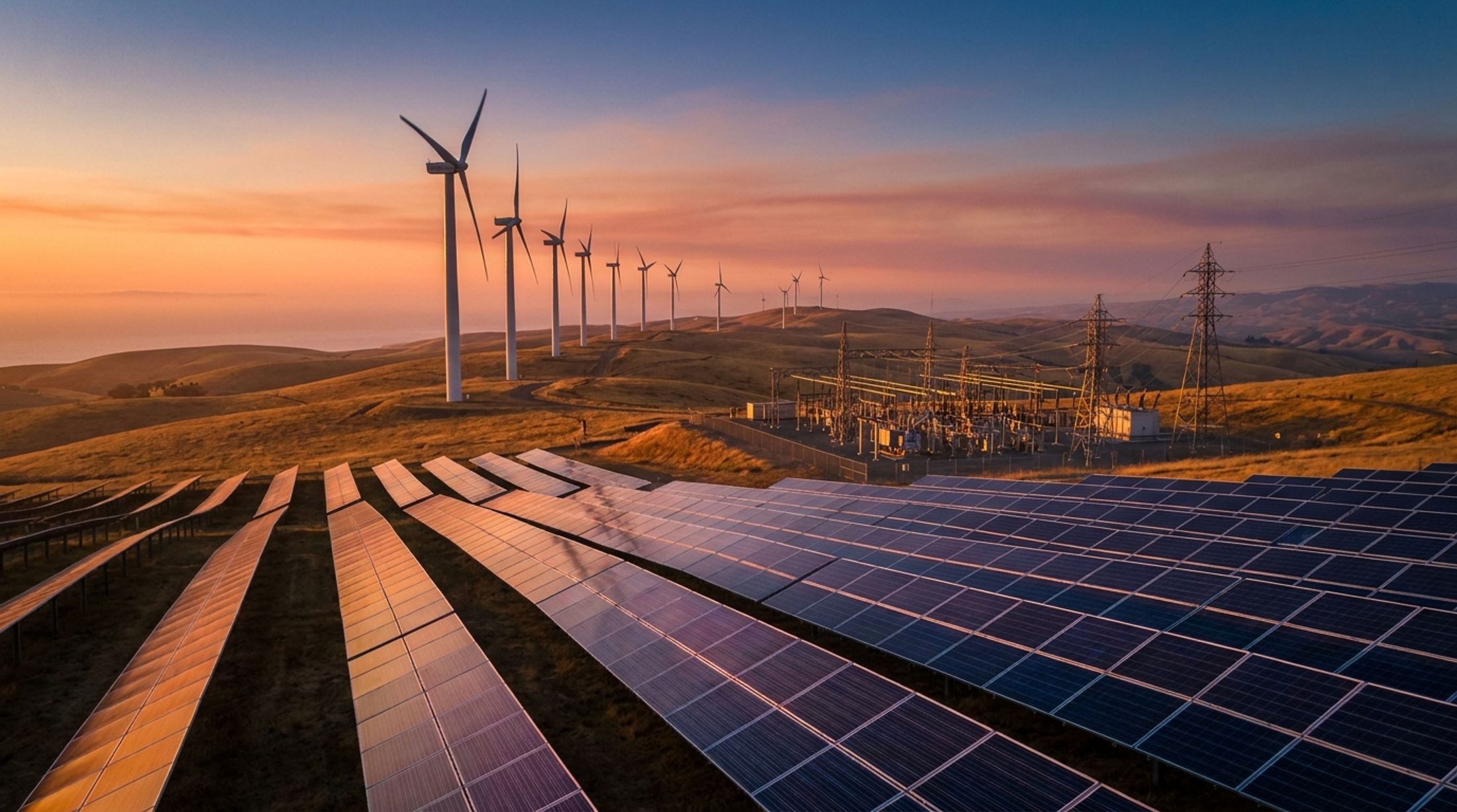 California's Renewable Energy Surge Drives Nation's Lowest Wholesale Power Costs