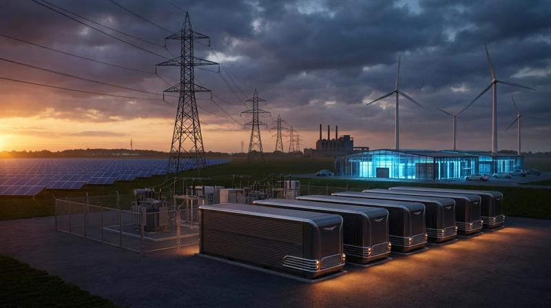 Detroit Challenges Tesla in Stationary Storage as AI Power Demands Surge