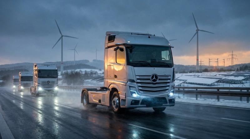 Mercedes-Benz Electric Semis Demonstrate Tesla-Level Efficiency in Heavy-Duty Winter Operations