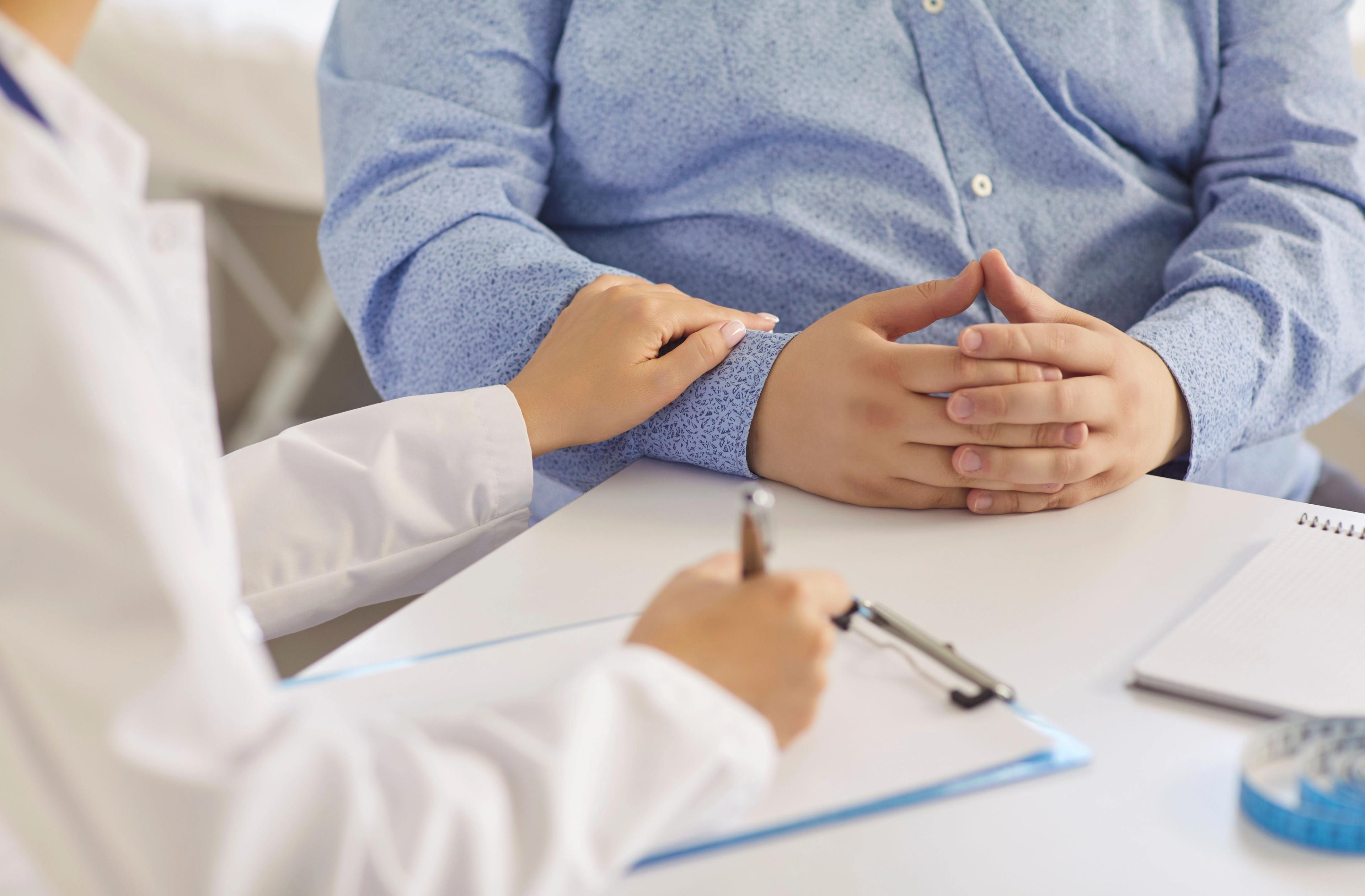 Supported patient during consultation