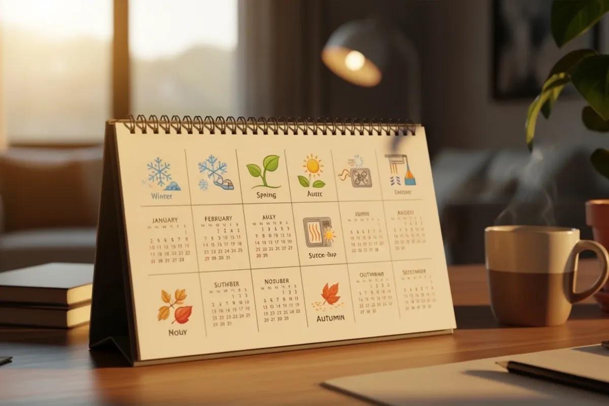 How to Build a Seasonal Campaign Calendar for Trades and Spas