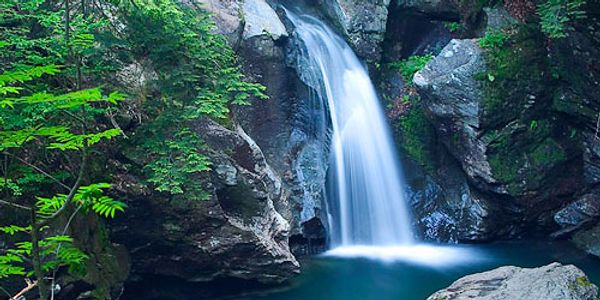 Bingham Falls Forms a Natural Swimming Hole