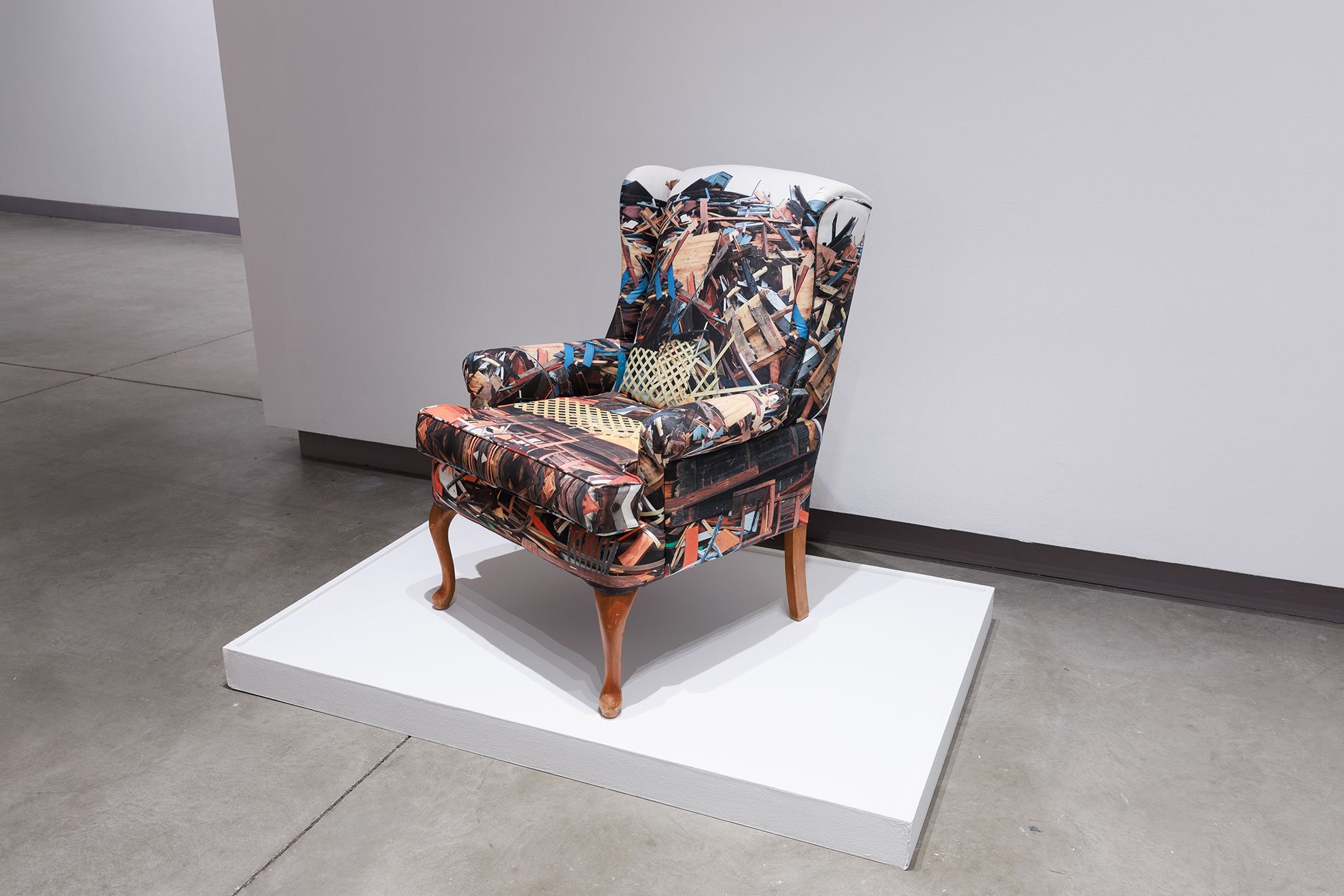 Adriane Herman, Re-Covery (Wing Back), 2024. Photography by Natalie Conn, Salt '07, image courtesy of the ICA at MECA&D.