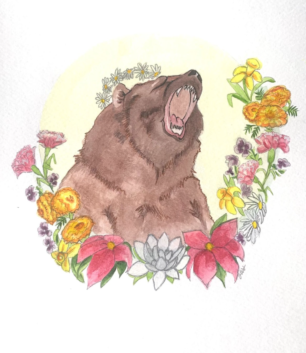 Illustration of a bear.