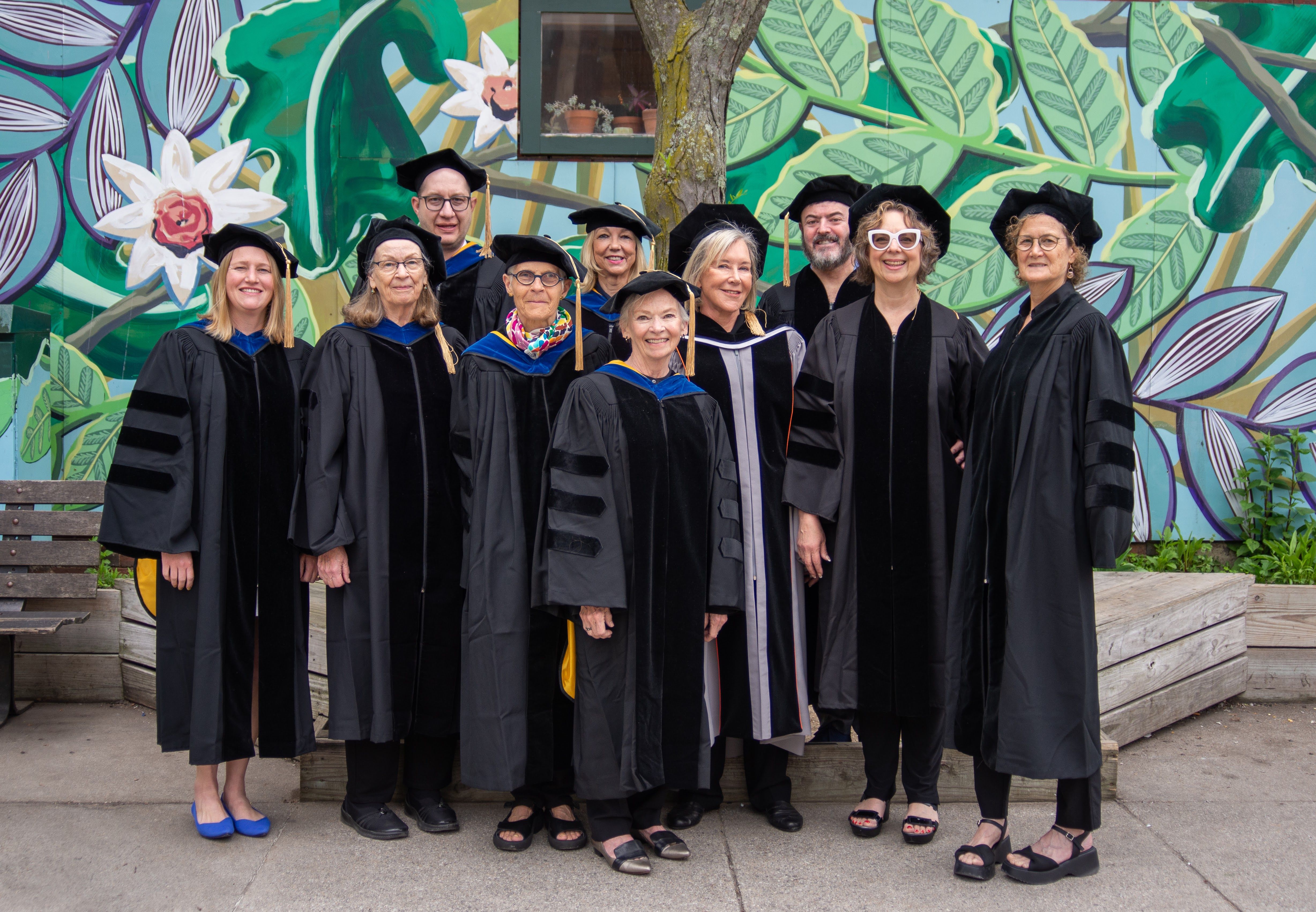 The MECA&D Board during Commencement.