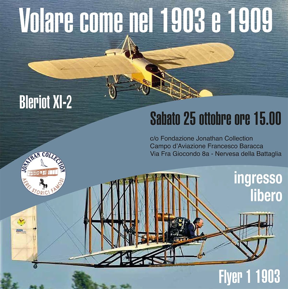 Volare come nel 1903 e 1909