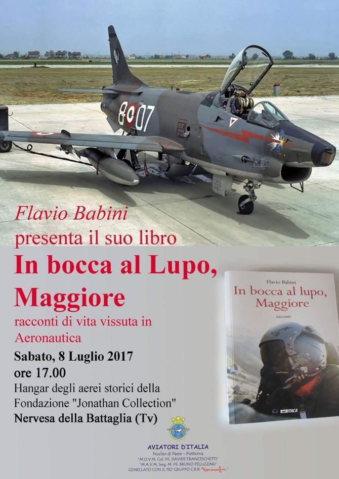 Fondazione Jonathan Collection - Aerei Storici Famosi  - FLAVIO BABINI PRESENTA IL SUO LIBRO