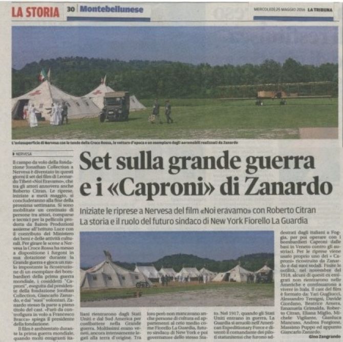 Fondazione Jonathan Collection - Aerei Storici Famosi  - La Tribuna di Treviso 25-05