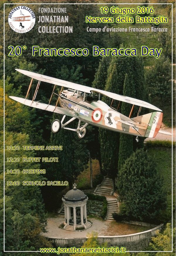 Fondazione Jonathan Collection - Aerei Storici Famosi  - 20° FRANCESCO BARACCA DAY