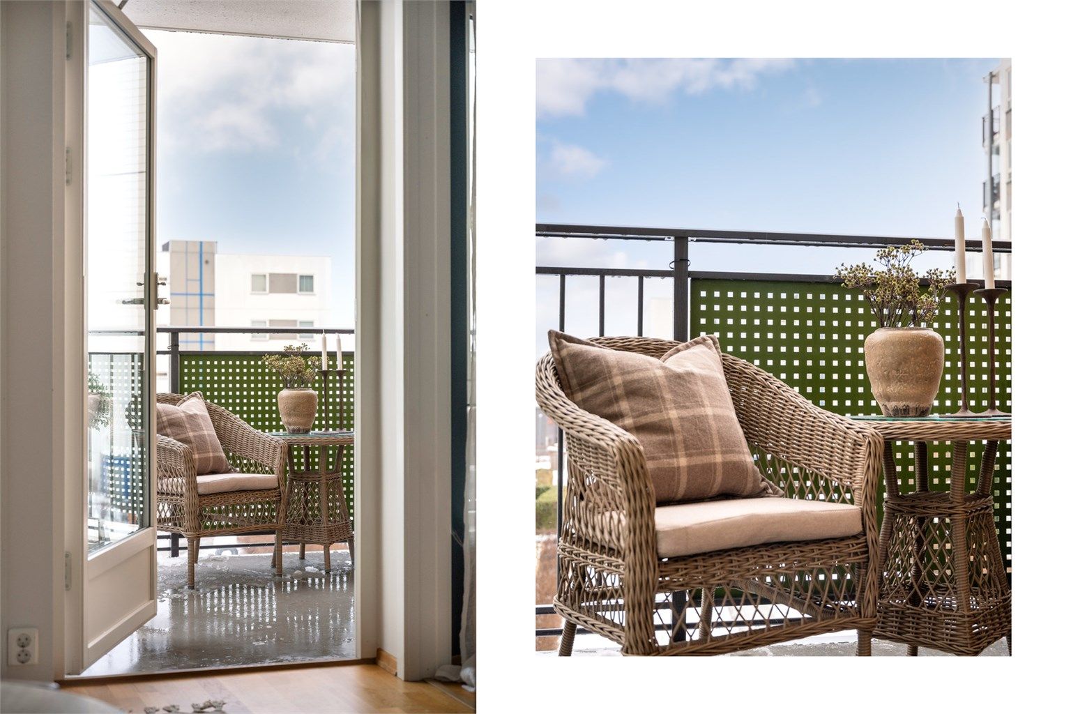 En perfekt forlengelse av stuen på årets varmere dager. 