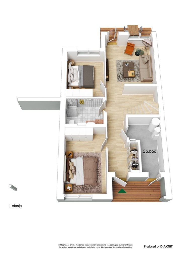 Plantegning 1. etasje