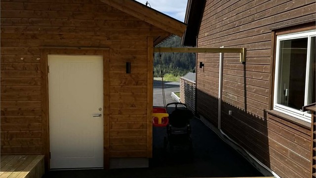 Lun og usjenert uteplass