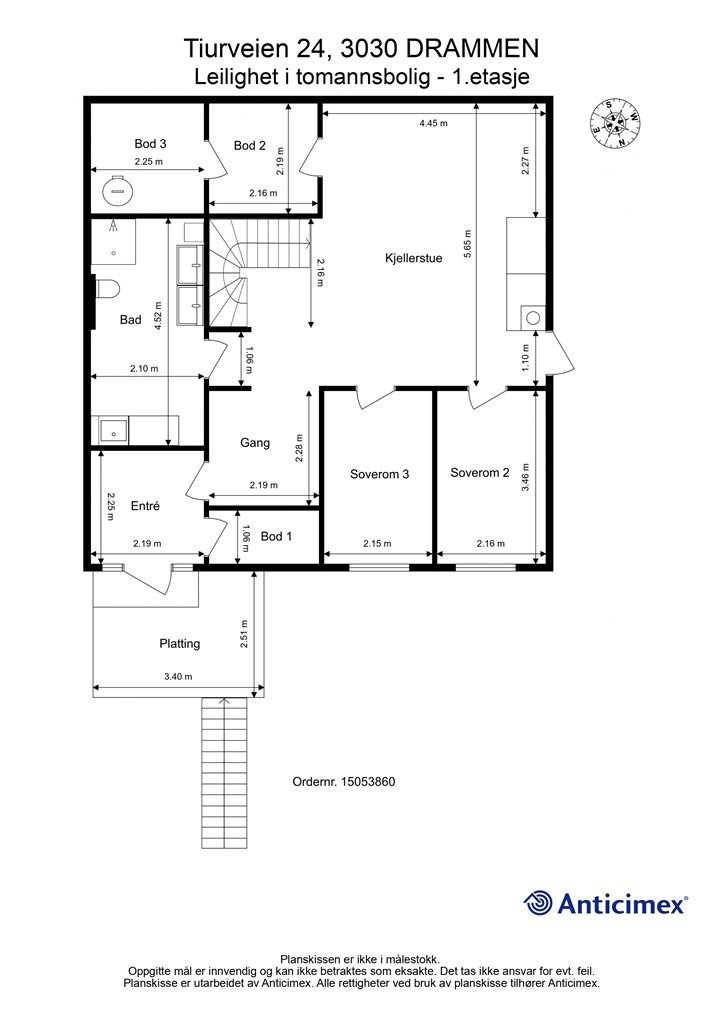 Plantegning - 1. etasje