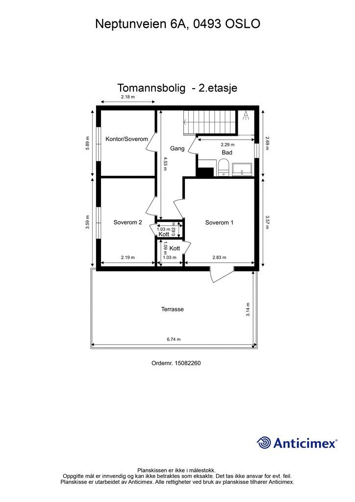 Planskisse 2. etasje