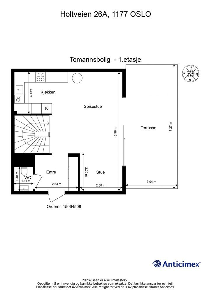 Plantegning 1. etasje