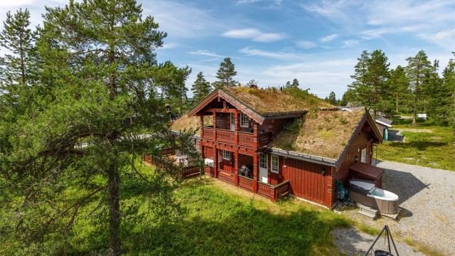 Grenser mot friområde med skiløyper i umiddelbar nærhet.