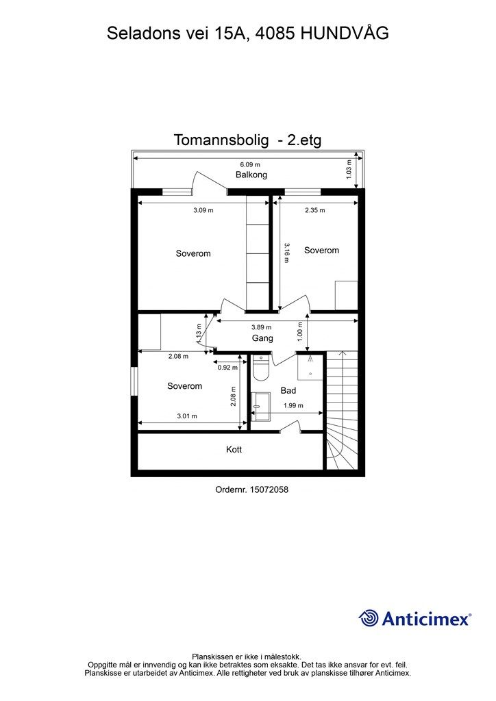 Plantegning - 2.etg.