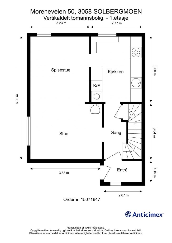 Plantegning - 1. etasje
