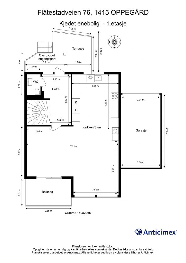 Plantegning - 1.etasje
