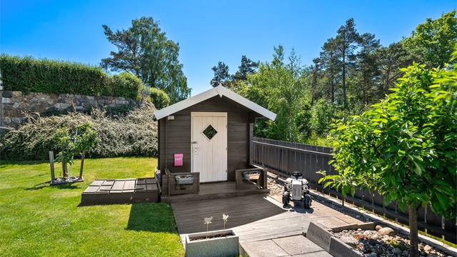 Barnevennlig tomt og hage