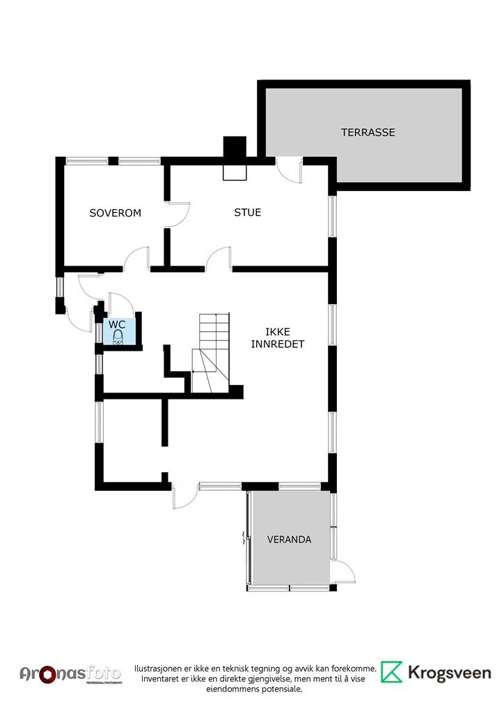 Plantegning 1. etasje