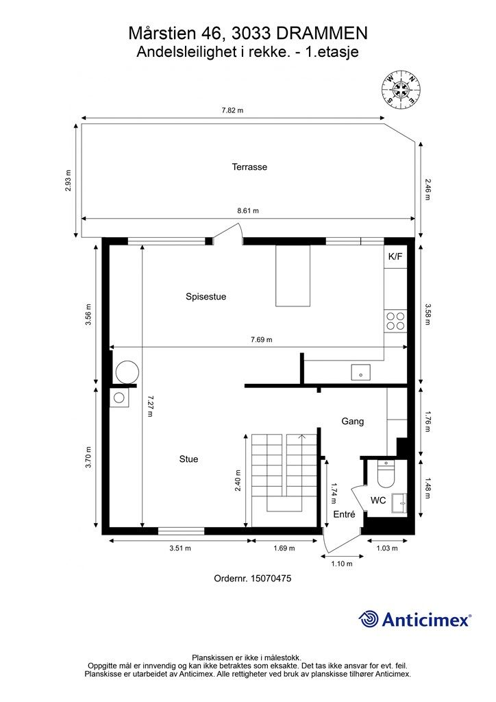 Plantegning- 1.etasje